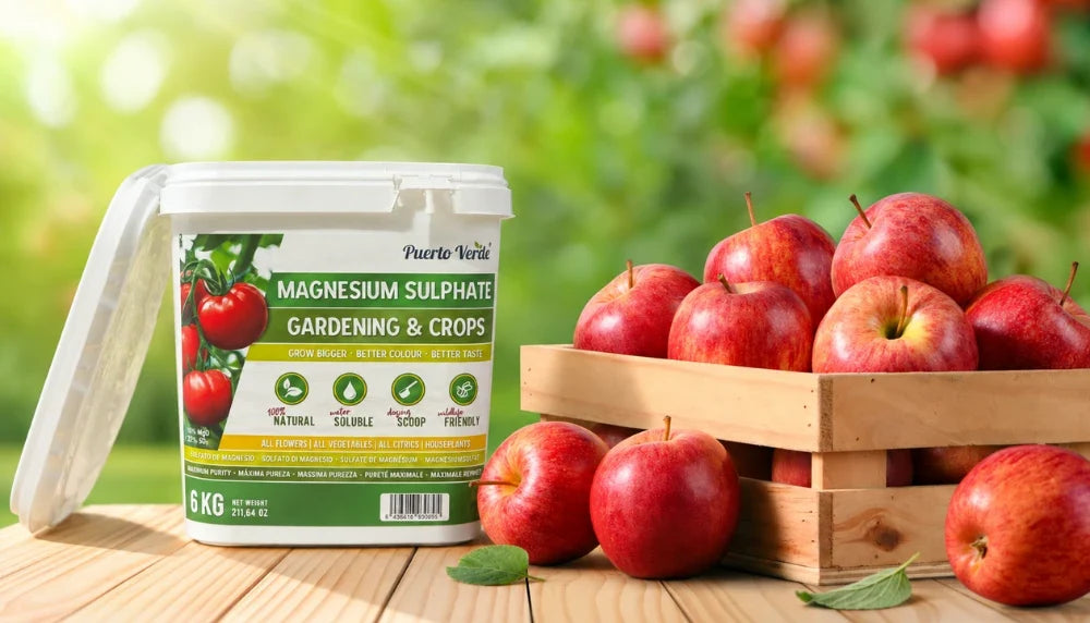Sulfato de Magnesio para Frutales de Pepita (Manzano) - Puerto Verde