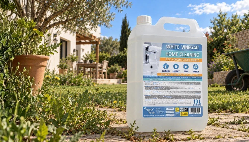 Vinagre Blanco de Limpieza para Malas Hierbas: Guía y Dosis - Puerto Verde