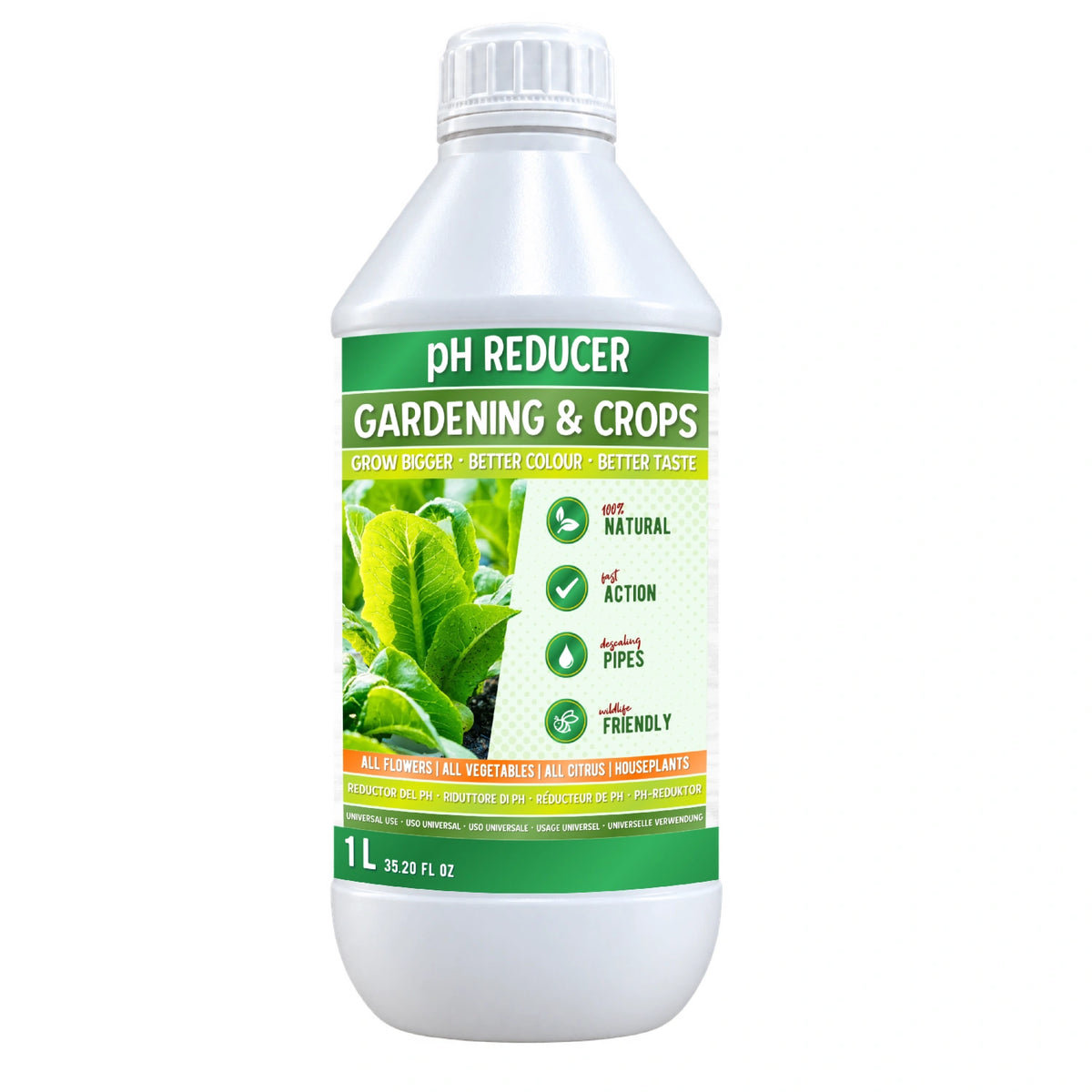 Reductor de pH Líquido para Agricultura - Botella de 1 litro