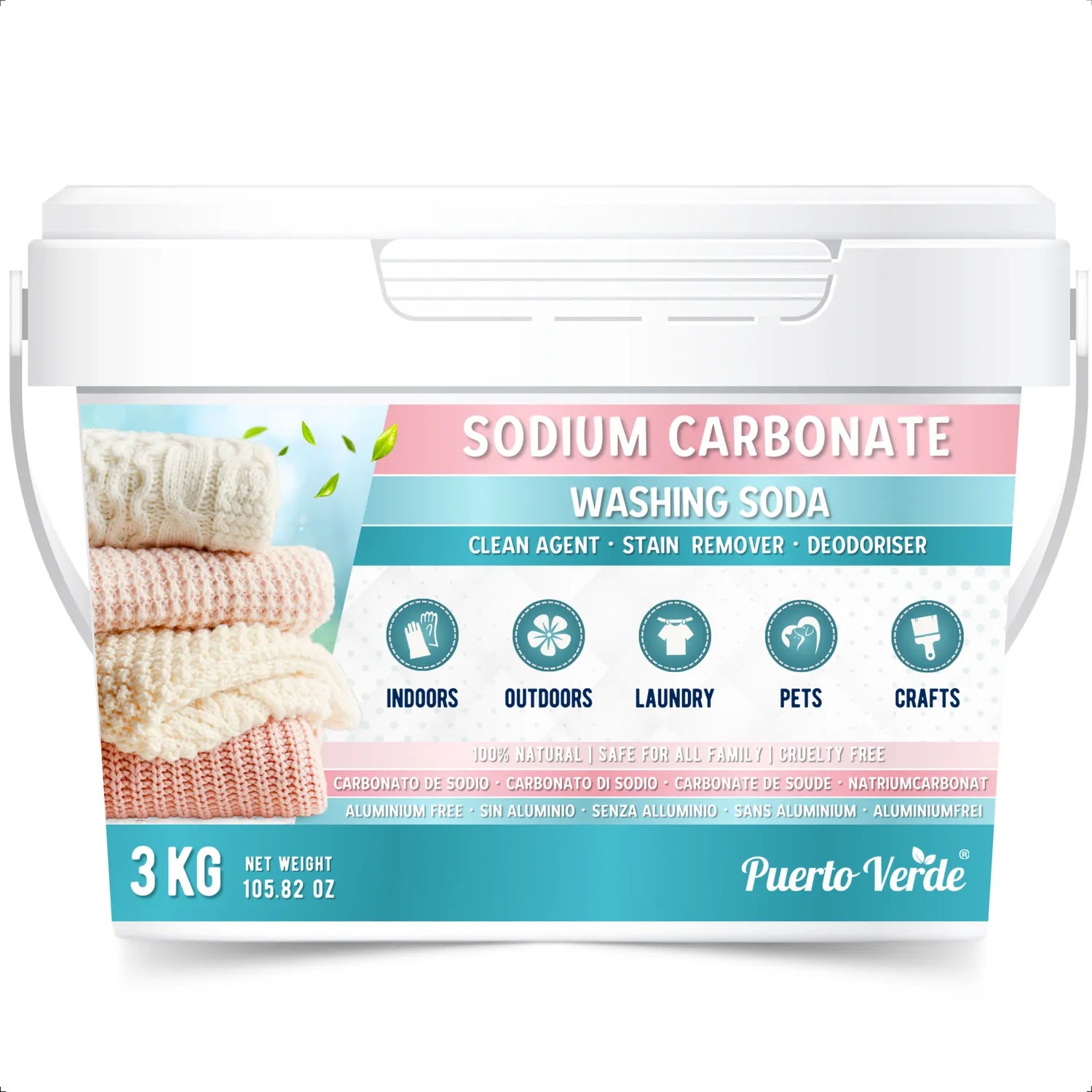 Carbonato de Sodio Natural 3 kg