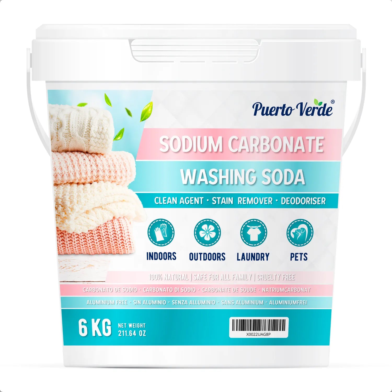 Carbonato de Sodio Natural 6 kg