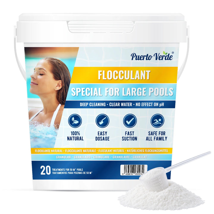 Floculante Natural Piscinas Grandes · 20 tratamientos