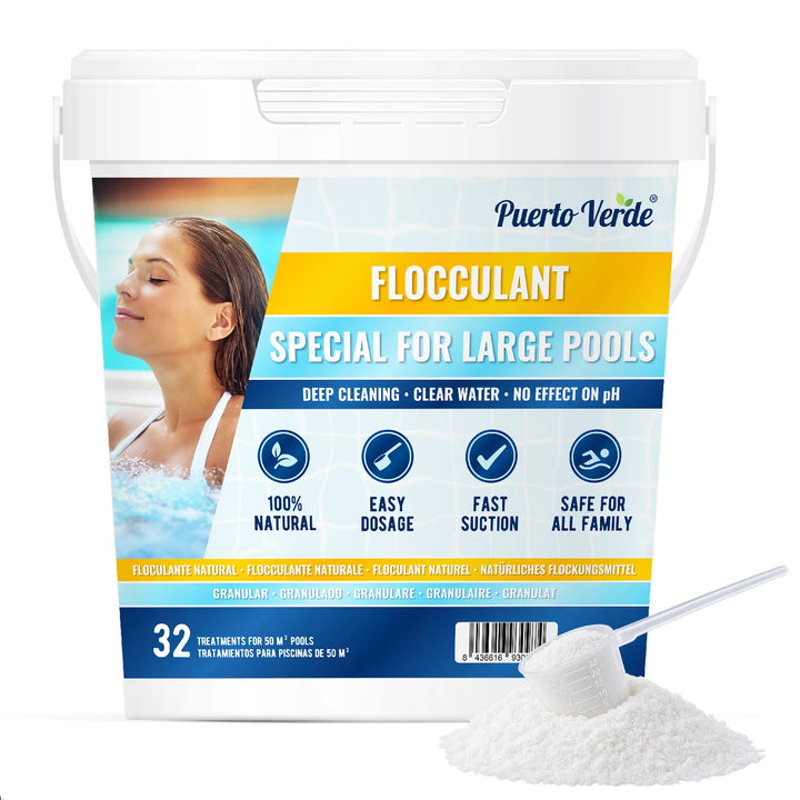 Floculante Natural Piscinas Grandes · 32 tratamientos