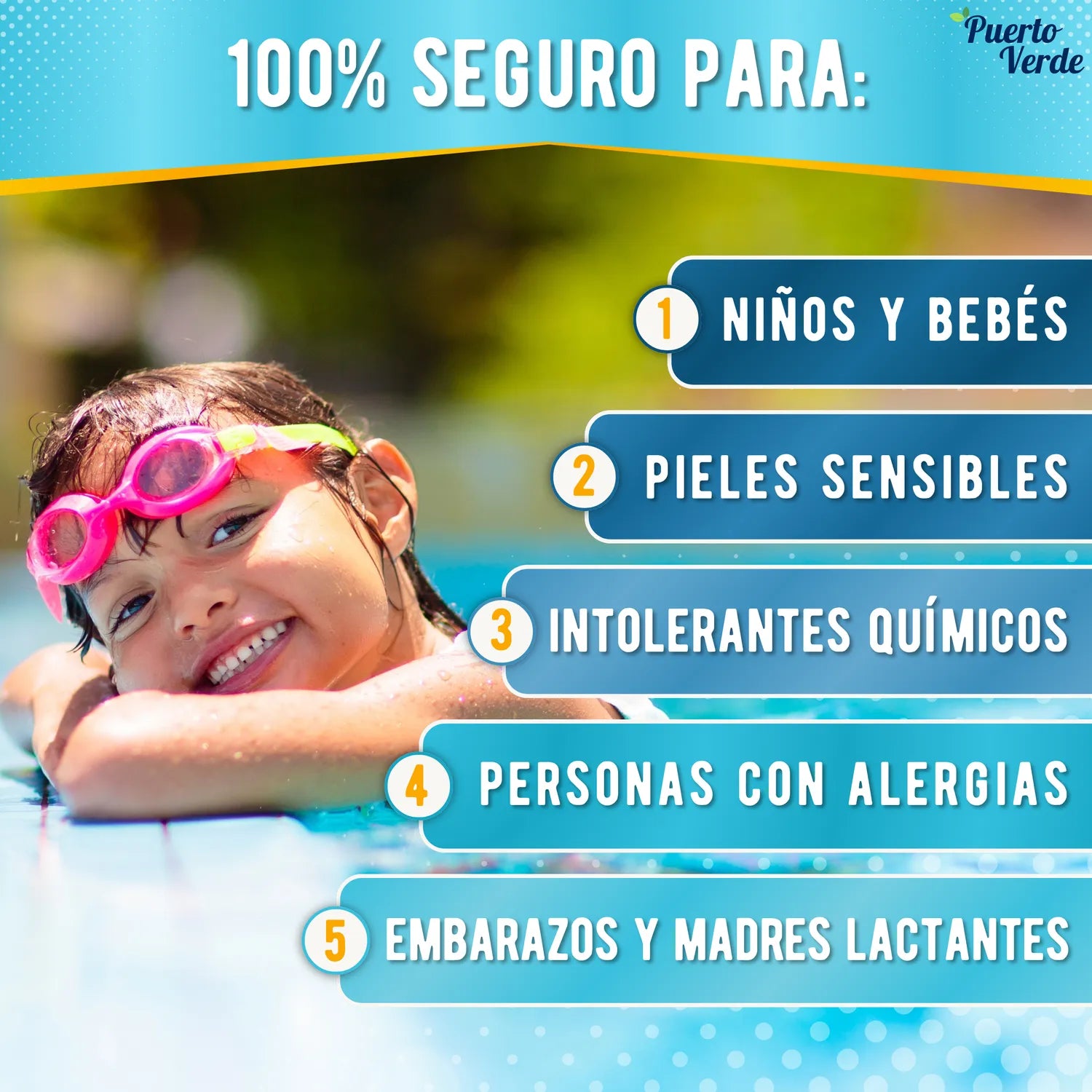 Floculante Natural para Piscinas Grandes - 32 Tratamientos