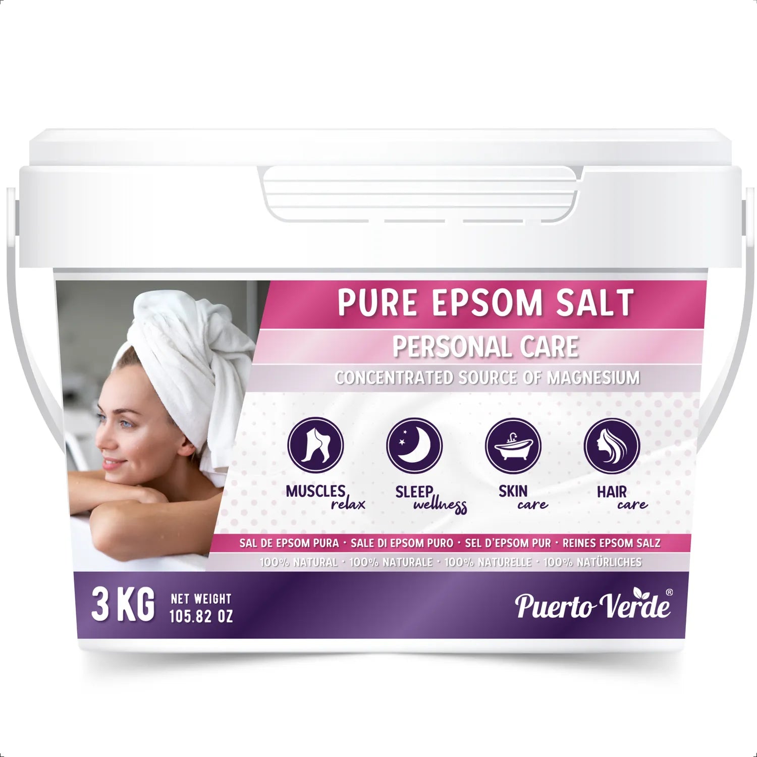 Sal de Epsom Pura 3 kg