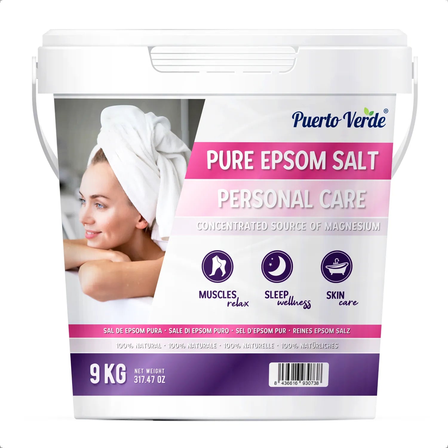 Sal de Epsom Pura 9 kg