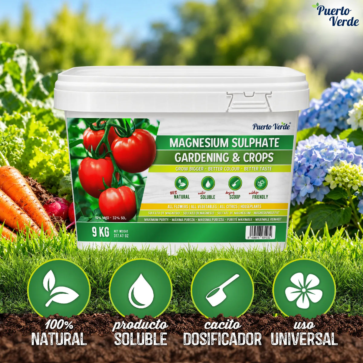 Natural Magnesium Sulfate 9 kg