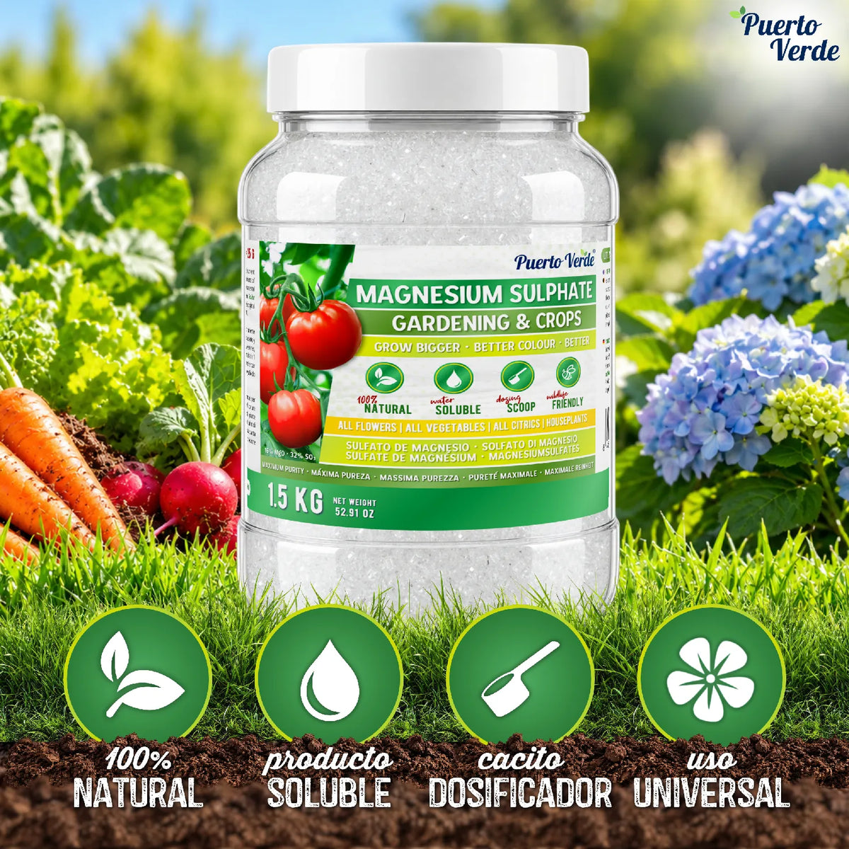 Natural Magnesium Sulfate 1.5 kg