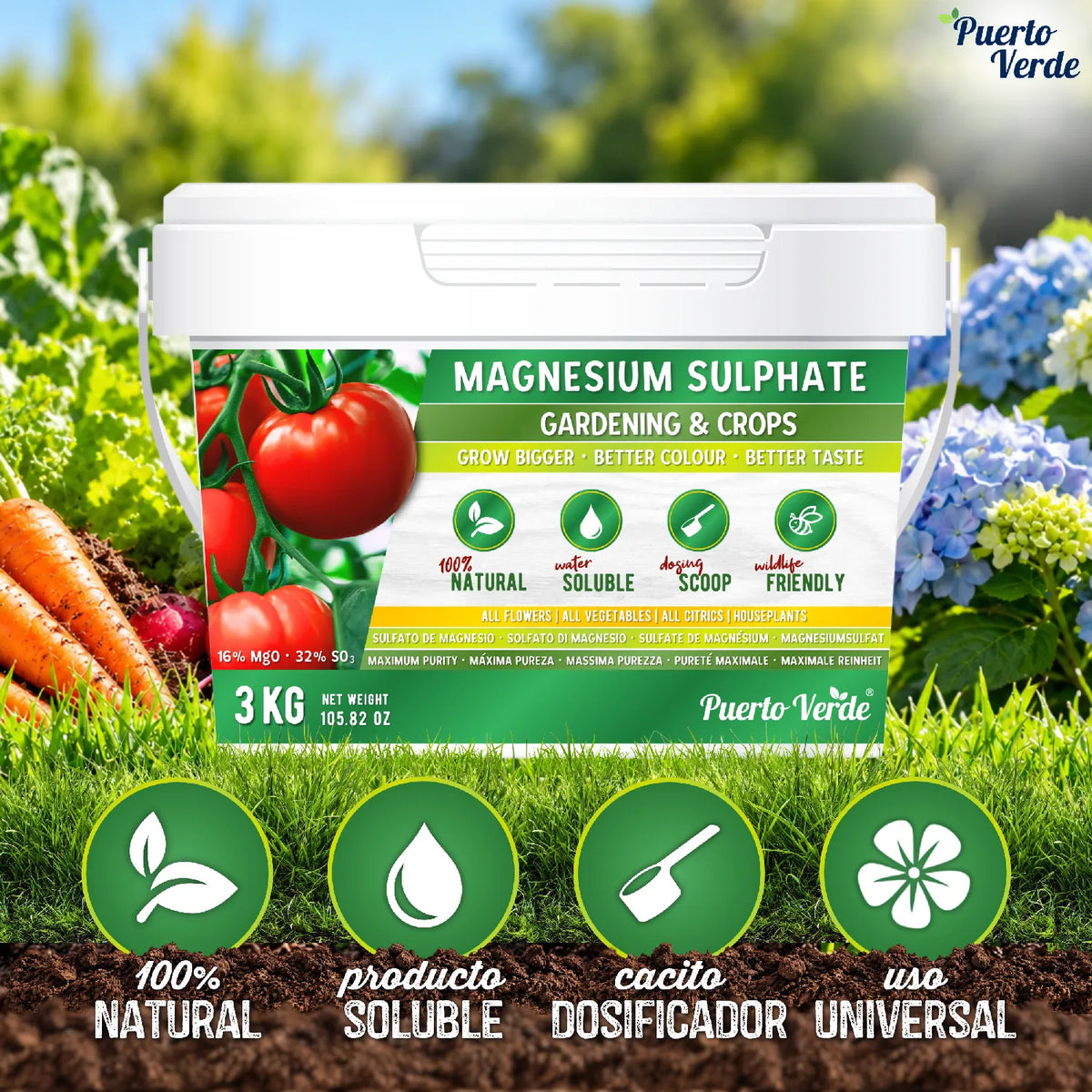 Natural Magnesium Sulfate 3 kg